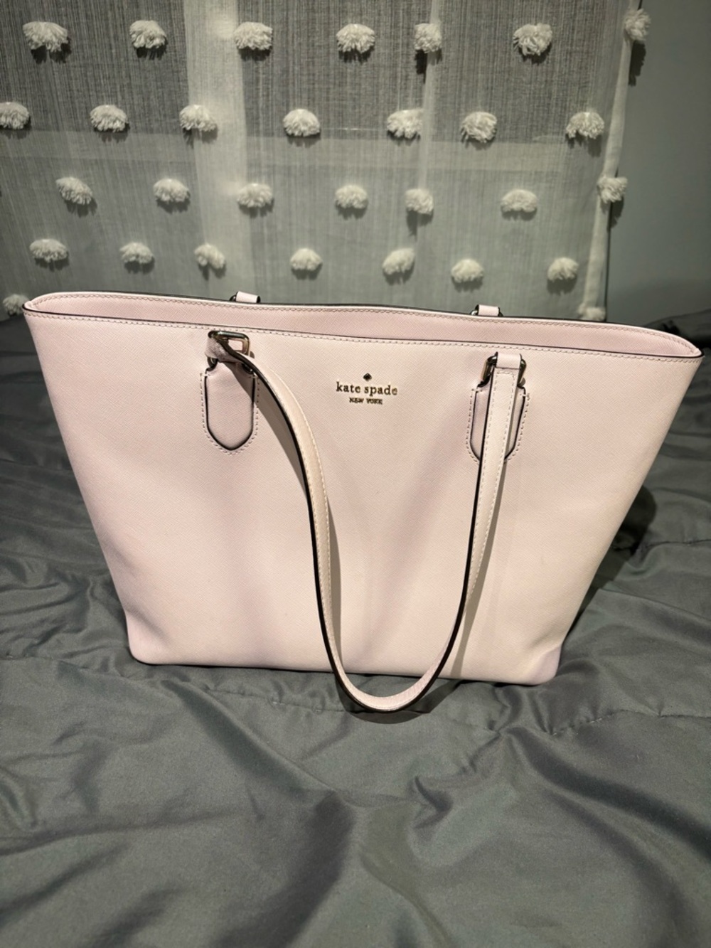Kate Spade Leather Tote Peony Pink